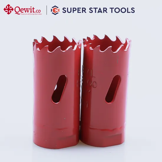 Precision HSS Red Hole Saw Drill Bit for Aluminum Profile Opening